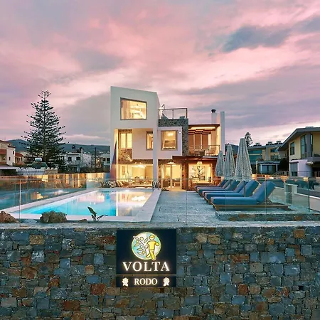 Rodo Seafront With Heated Private Pool And Jacuzzis By Volta And Kokkini Hani